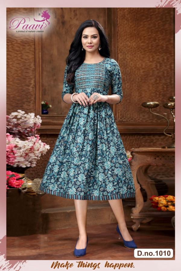 Paavi Radhika Fancy Designer Anarkali Kurti Collection